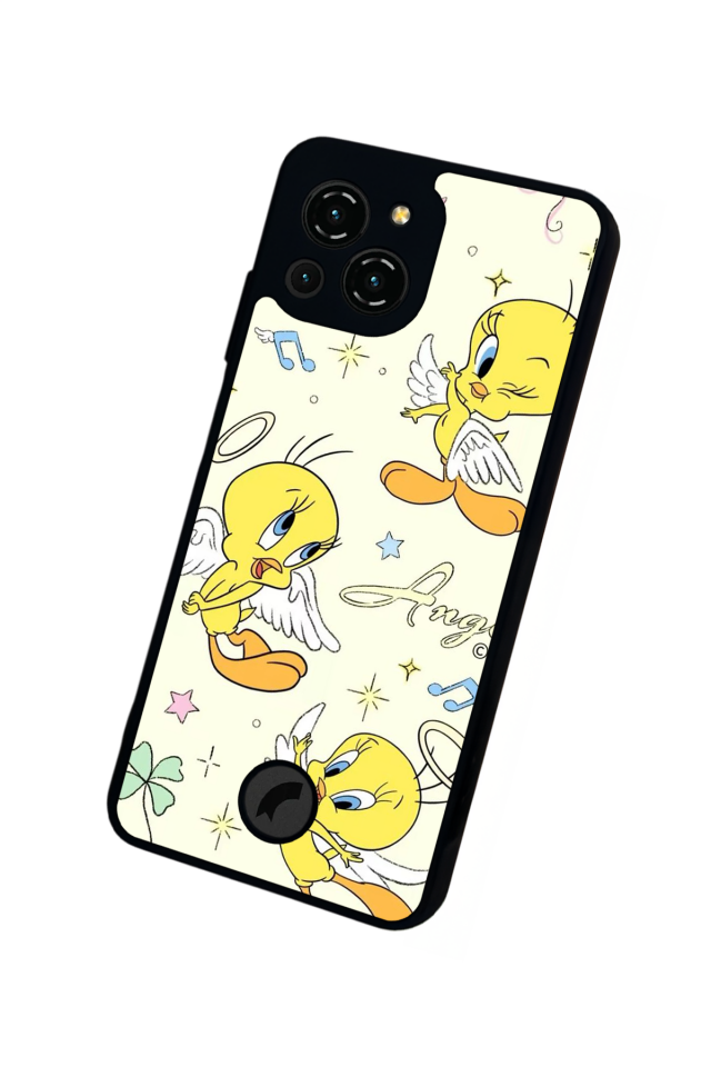 Reeder S23 Pro Max Uyumlu tweety Tasarımlı Glossy Premium Kılıf