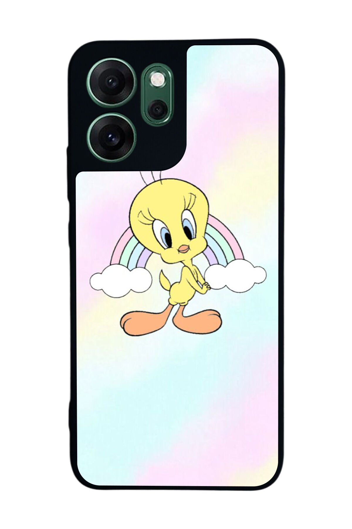 Oppo Reno 14F Uyumlu Tweety Tasarımlı Glossy Premium Kılıf