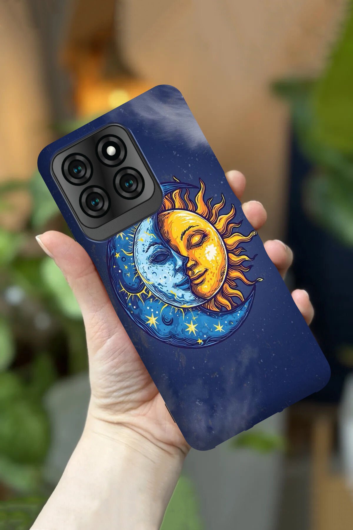 Reeder S71 Uyumlu Kamera Korumalı Gezegen Desenli HD Baskılı Silikon Kılıf