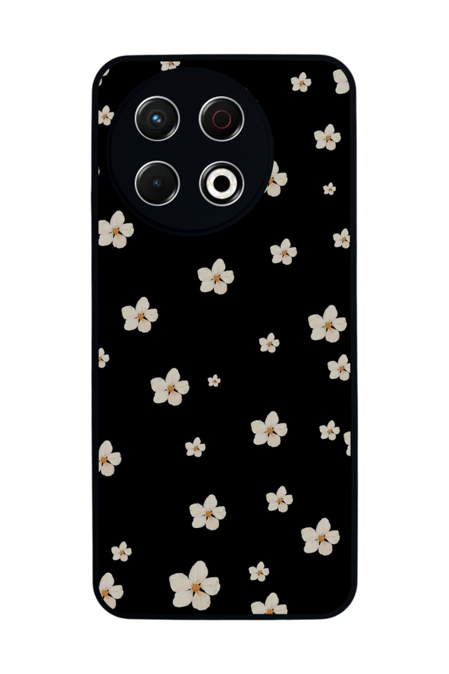 Tecno Spark 30 Pro Uyumlu Cicek Tasarımlı Glossy Premium Kılıf