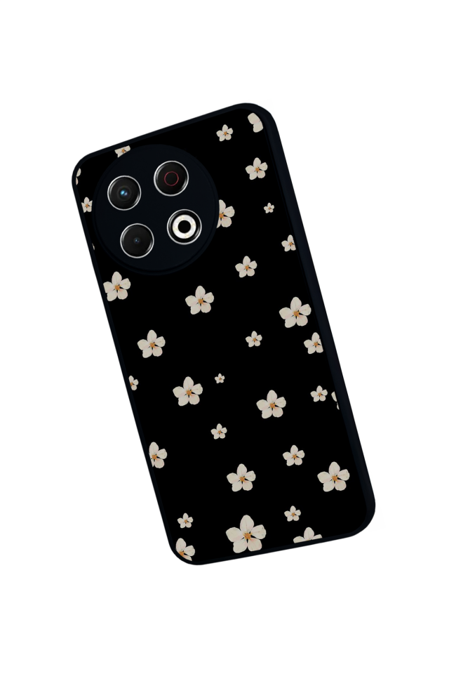 Tecno Spark 30 Pro Uyumlu Cicek Tasarımlı Glossy Premium Kılıf