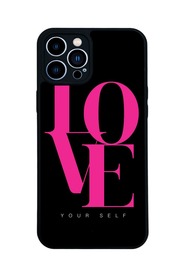 iPhone 12 Pro Max Uyumlu Love Tasarımlı Glossy Premium Kılıf