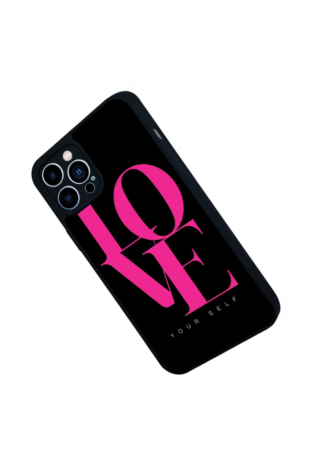 iPhone 12 Pro Max Uyumlu Love Tasarımlı Glossy Premium Kılıf