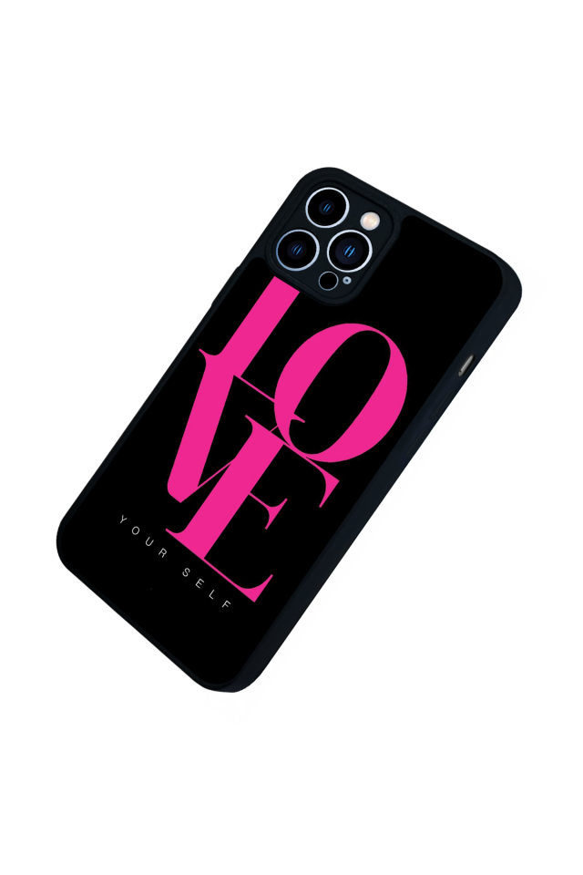 iPhone 12 Pro Max Uyumlu Love Tasarımlı Glossy Premium Kılıf