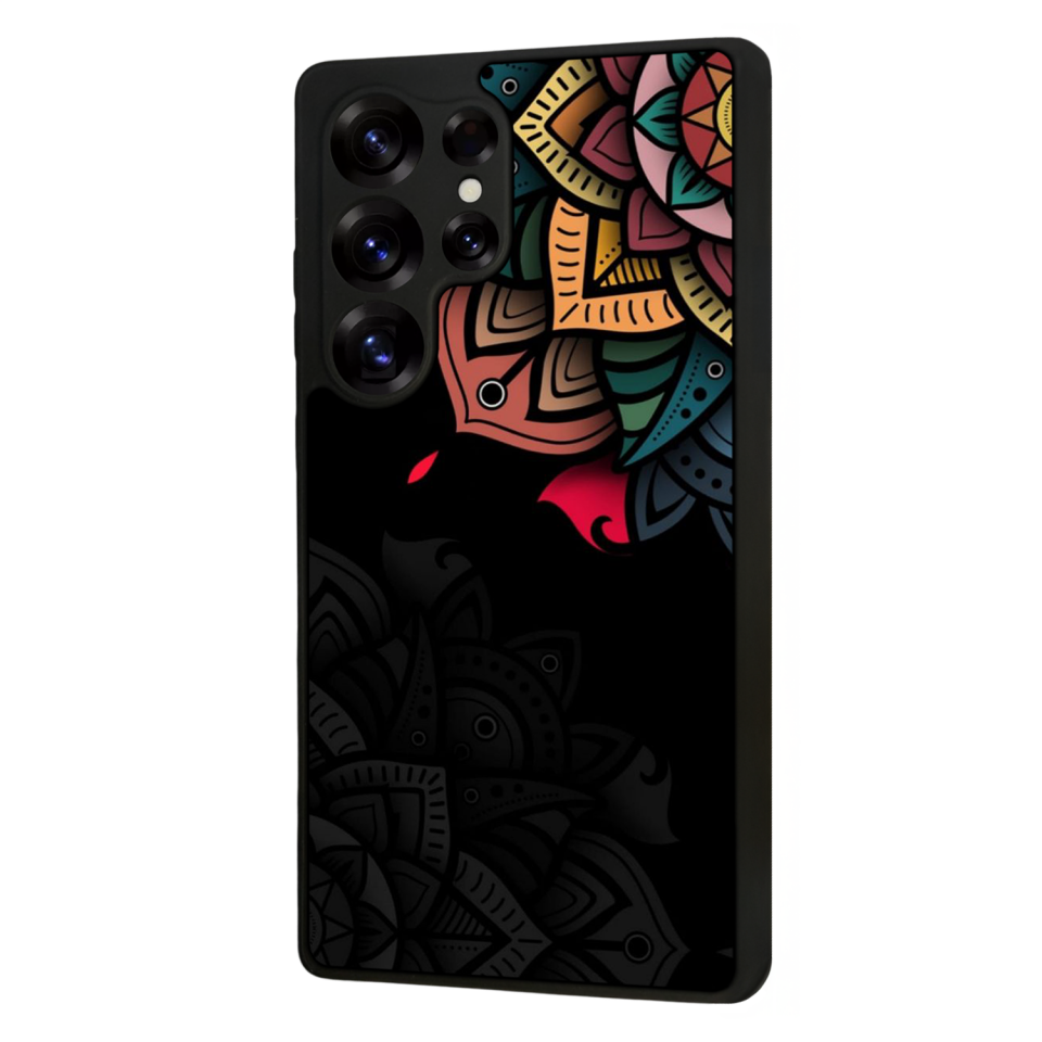 Samsung Galaxy S25 Ultra Uyumlu Mandala Tasarımlı Glossy Premium Kılıf