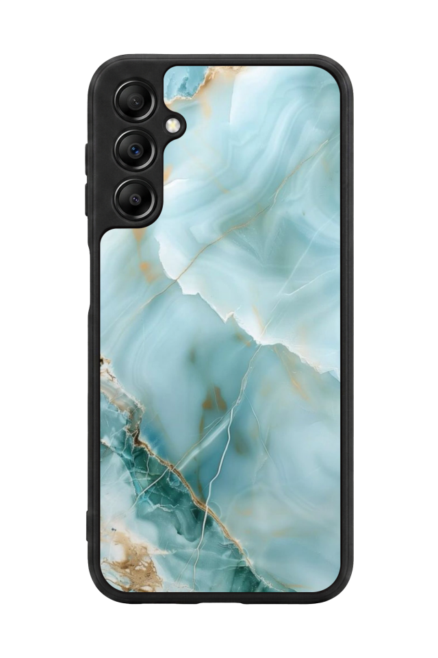 Samsung Galaxy A14 Uyumlu Mermer Marble Tasarımlı Glossy Premium Kılıf