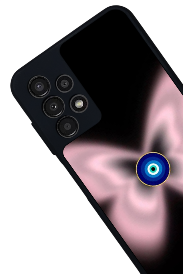 Samsung Galaxy A23 Uyumlu Nazar Tasarımlı Glossy Premium Kılıf