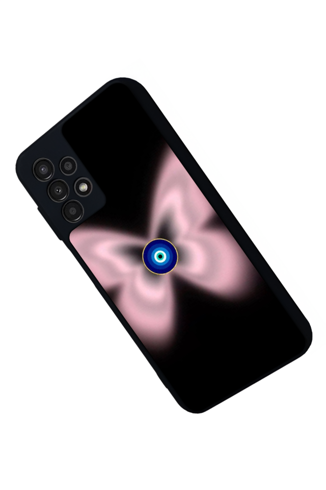 Samsung Galaxy A23 Uyumlu Nazar Tasarımlı Glossy Premium Kılıf