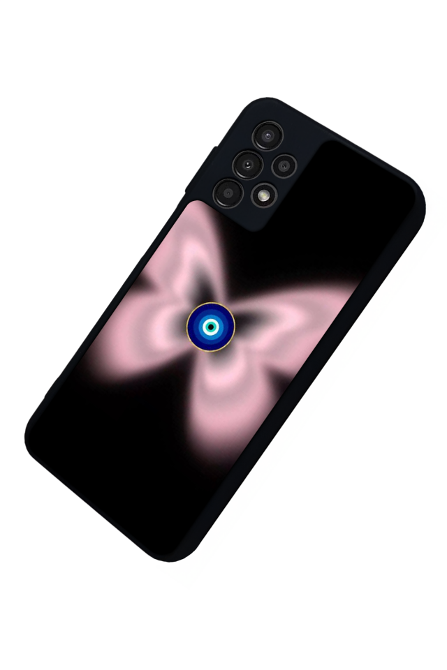 Samsung Galaxy A23 Uyumlu Nazar Tasarımlı Glossy Premium Kılıf