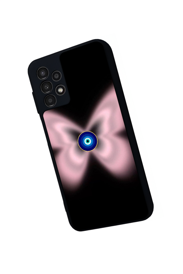 Samsung Galaxy A23 Uyumlu Nazar Tasarımlı Glossy Premium Kılıf