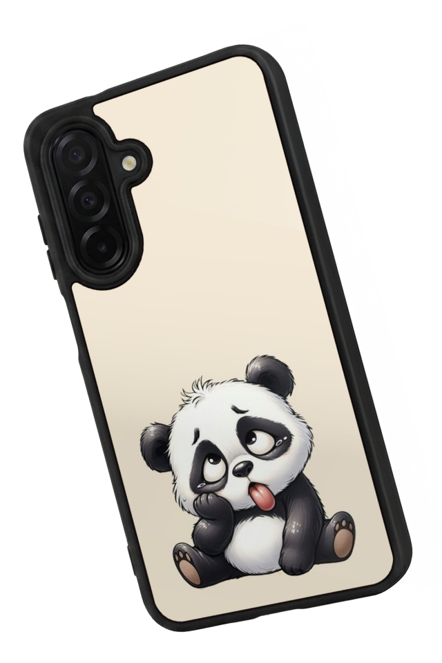 Samsung Galaxy A36 Uyumlu Panda Tasarımlı Glossy Premium Kılıf