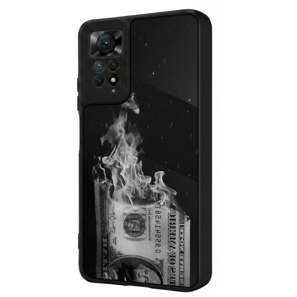 Xiaomi Redmi Note 11 Pro Uyumlu Para Tasarımlı Glossy Premium Kılıf