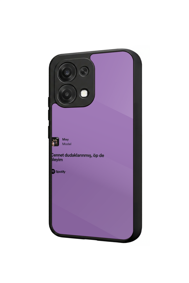 Oppo A6 Pro Uyumlu Sarki Sozleri Tasarımlı Glossy Premium Kılıf