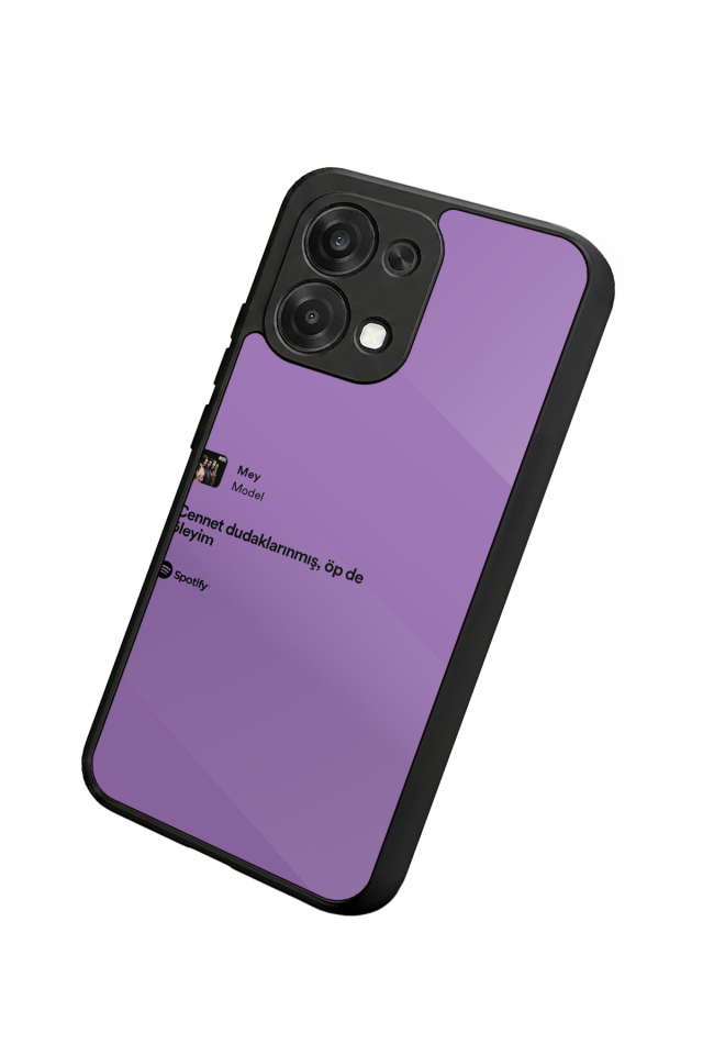 Oppo A6 Pro Uyumlu Sarki Sozleri Tasarımlı Glossy Premium Kılıf