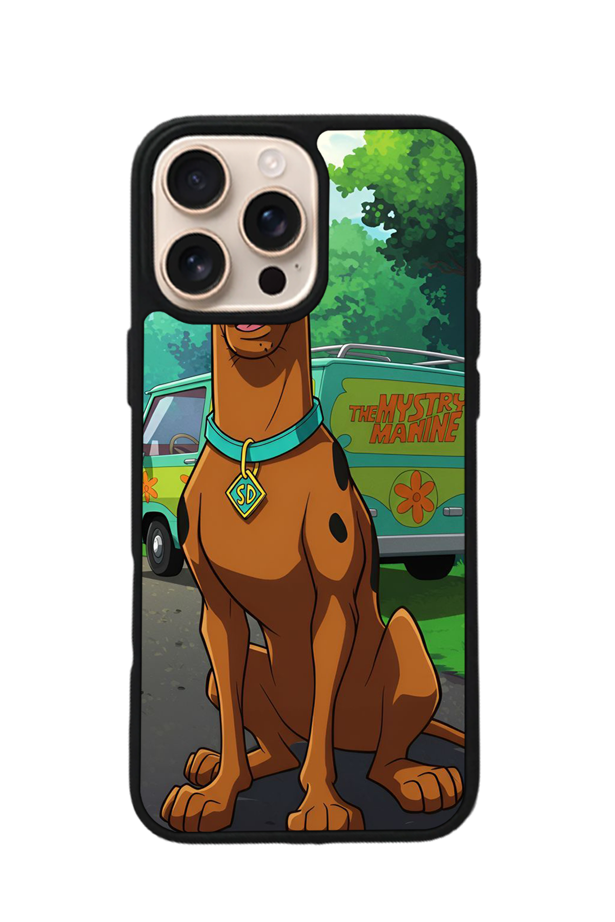iPhone 15 Pro Max Uyumlu Scooby Doo Tasarımlı Glossy Premium Kılıf