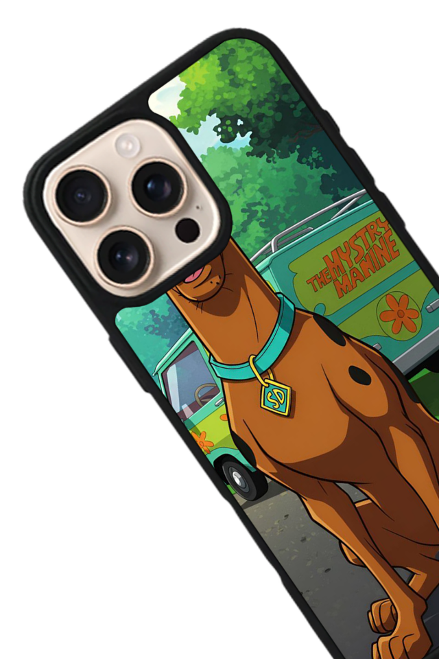 iPhone 15 Pro Max Uyumlu Scooby Doo Tasarımlı Glossy Premium Kılıf