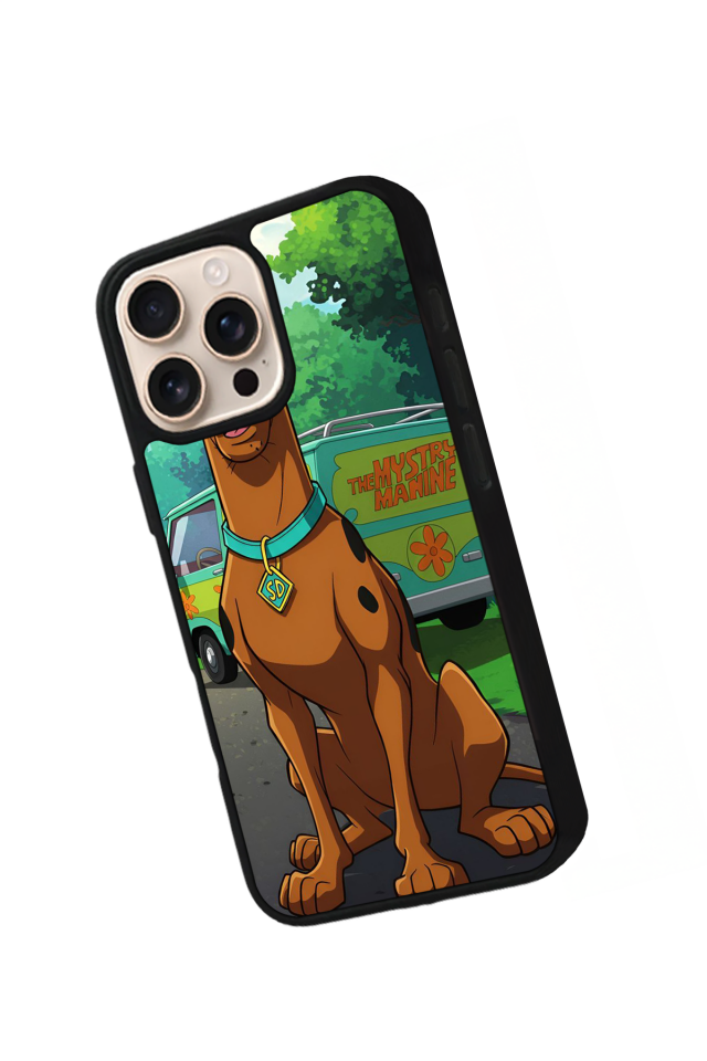 iPhone 15 Pro Max Uyumlu Scooby Doo Tasarımlı Glossy Premium Kılıf
