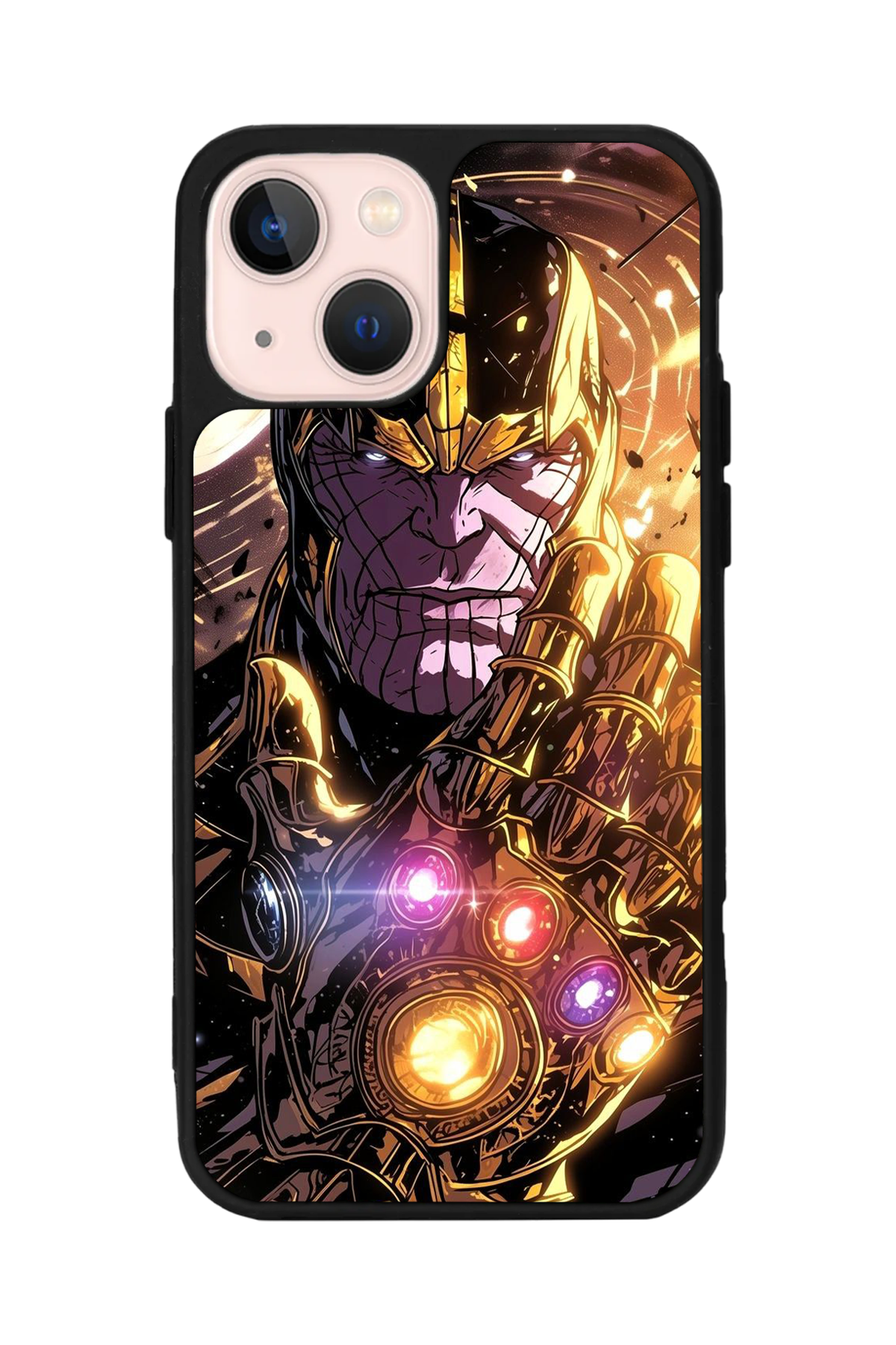 iPhone 13/14 Uyumlu Thanos Tasarımlı Glossy Premium Kılıf