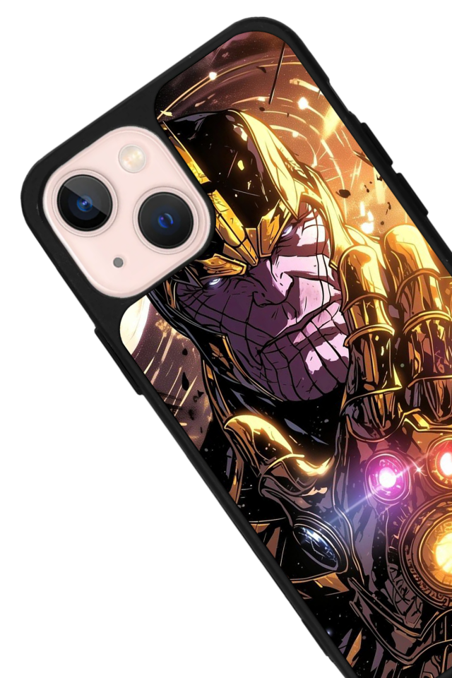 iPhone 13/14 Uyumlu Thanos Tasarımlı Glossy Premium Kılıf