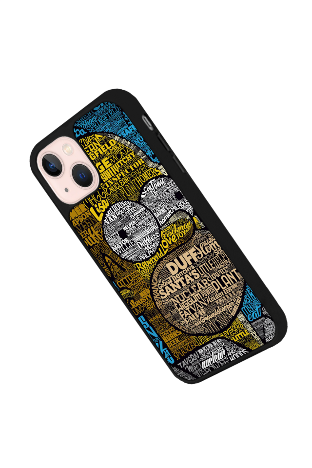 iPhone 15 Plus Uyumlu The Simpsons Tasarımlı Glossy Premium Kılıf