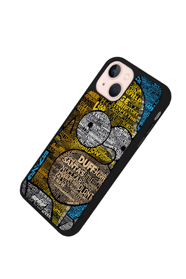 iPhone 15 Plus Uyumlu The Simpsons Tasarımlı Glossy Premium Kılıf