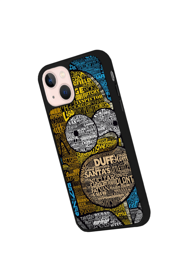 iPhone 15 Plus Uyumlu The Simpsons Tasarımlı Glossy Premium Kılıf