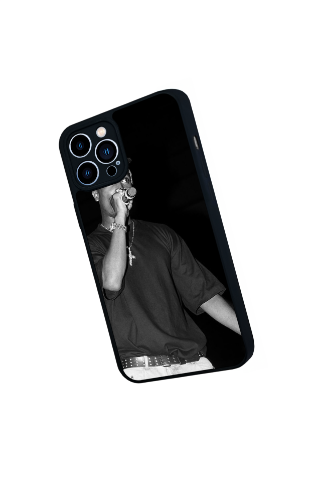 iPhone 13 Pro Max Uyumlu Tupac Tasarımlı Glossy Premium Kılıf