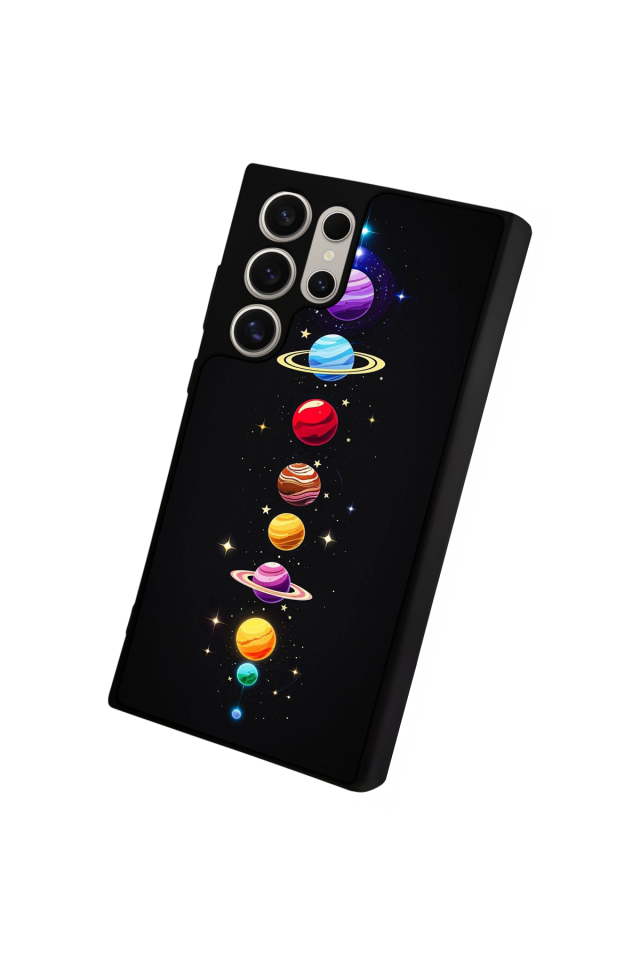 Samsung Galaxy S23 Ultra Uyumlu Uzay Tasarımlı Glossy Premium Kılıf