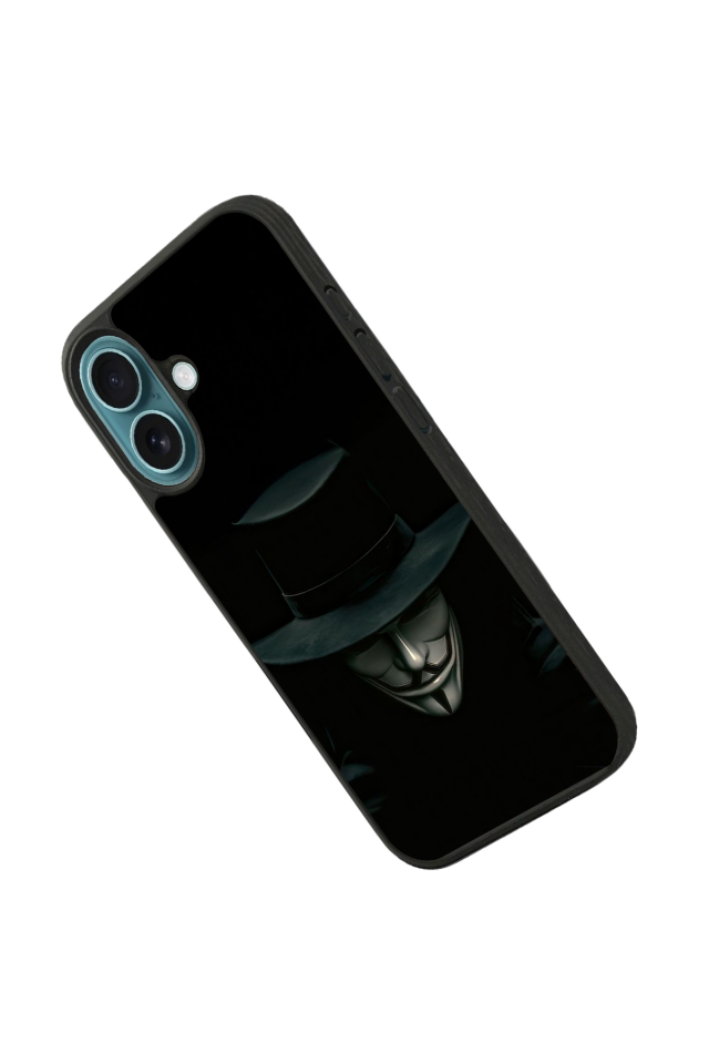 iPhone 16 Plus Uyumlu Vendetta Tasarımlı Glossy Premium Kılıf