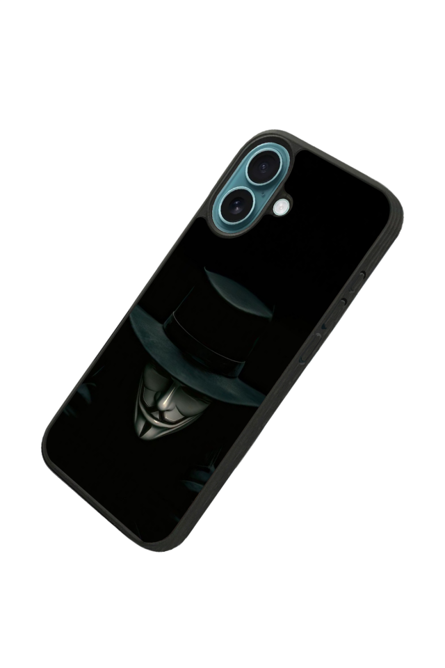 iPhone 16 Plus Uyumlu Vendetta Tasarımlı Glossy Premium Kılıf