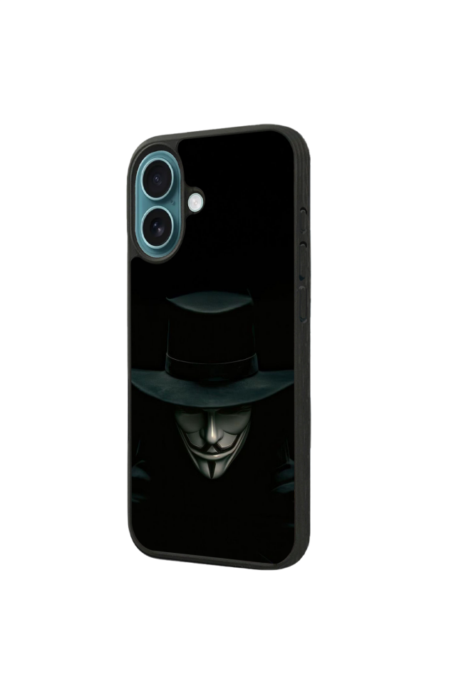 iPhone 16 Plus Uyumlu Vendetta Tasarımlı Glossy Premium Kılıf