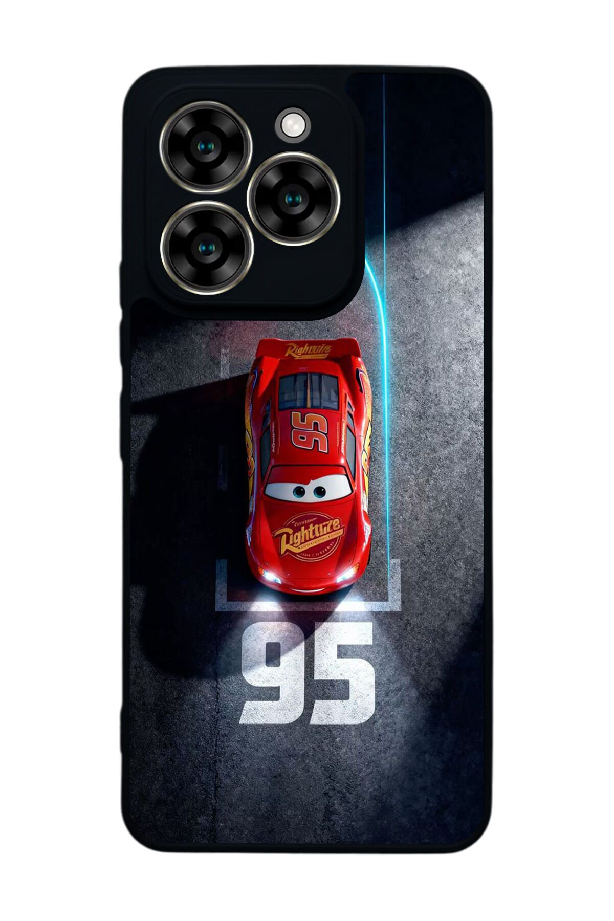 Reeder S919 Uyumlu Simsek McQueen Tasarımlı Glossy Premium Kılıf