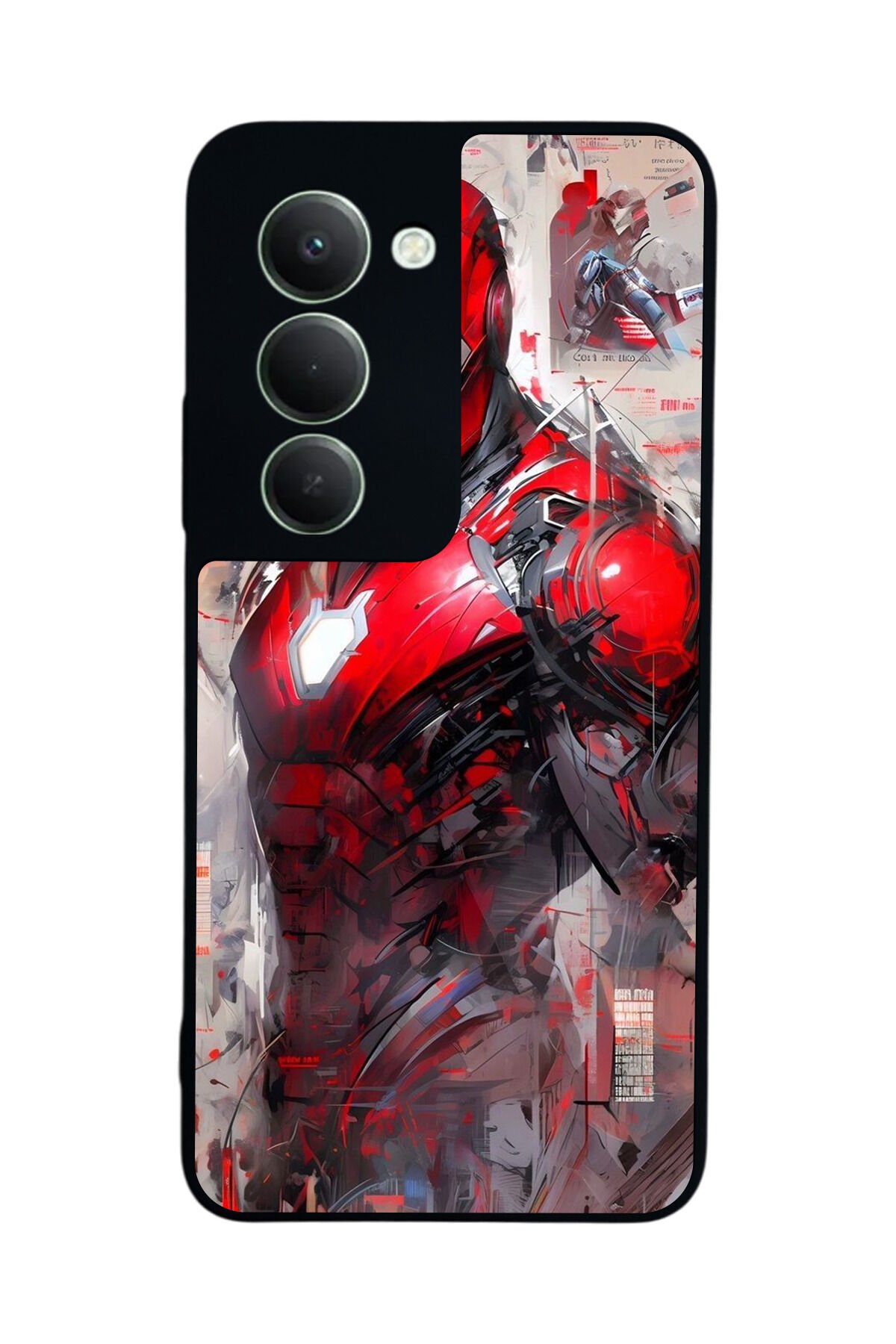 Xiaomi Redmi 15 5G Uyumlu Iron Man ( Demir Adam ) Tasarımlı Glossy Premium Kılıf