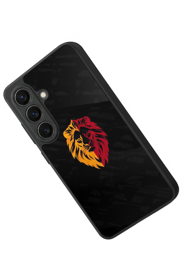 Samsung Galaxy S26 Uyumlu Aslan Tasarımlı Glossy Premium Kılıf