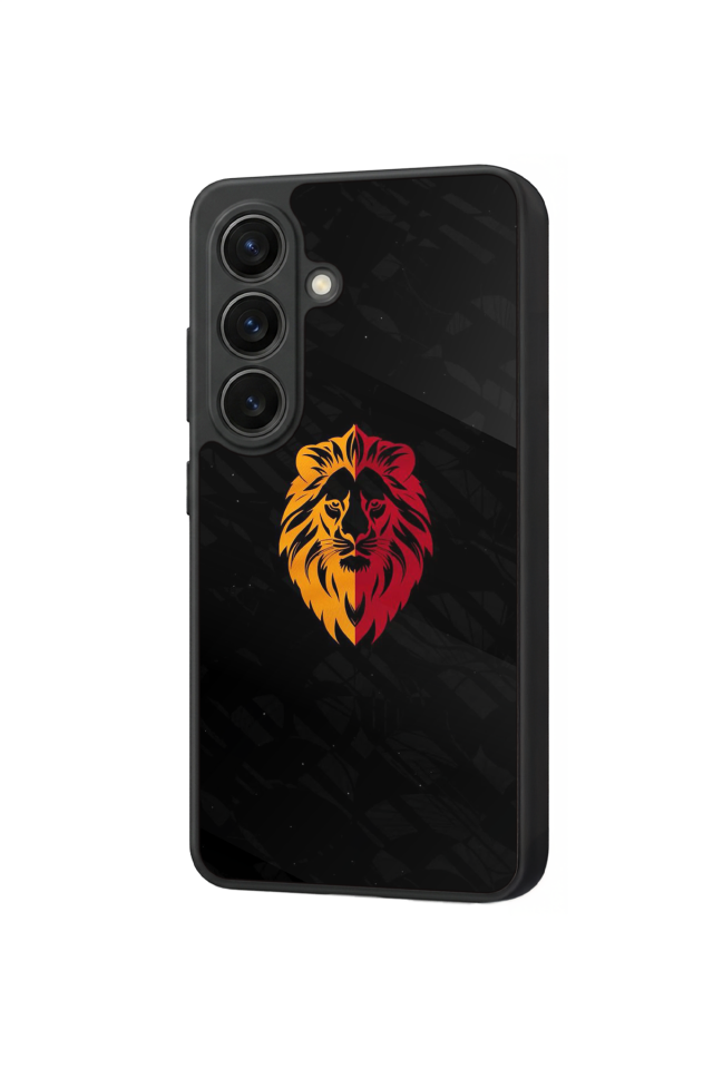 Samsung Galaxy S26 Uyumlu Aslan Tasarımlı Glossy Premium Kılıf