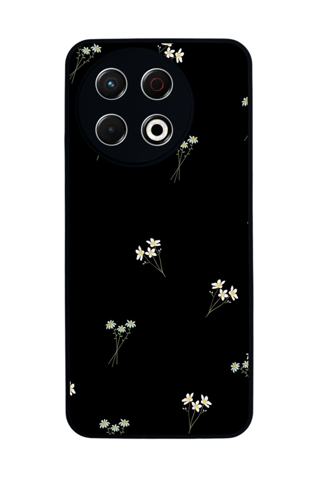 Tecno Spark 30 Pro Uyumlu Cicek Tasarımlı Glossy Premium Kılıf