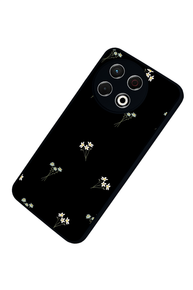 Tecno Spark 30 Pro Uyumlu Cicek Tasarımlı Glossy Premium Kılıf