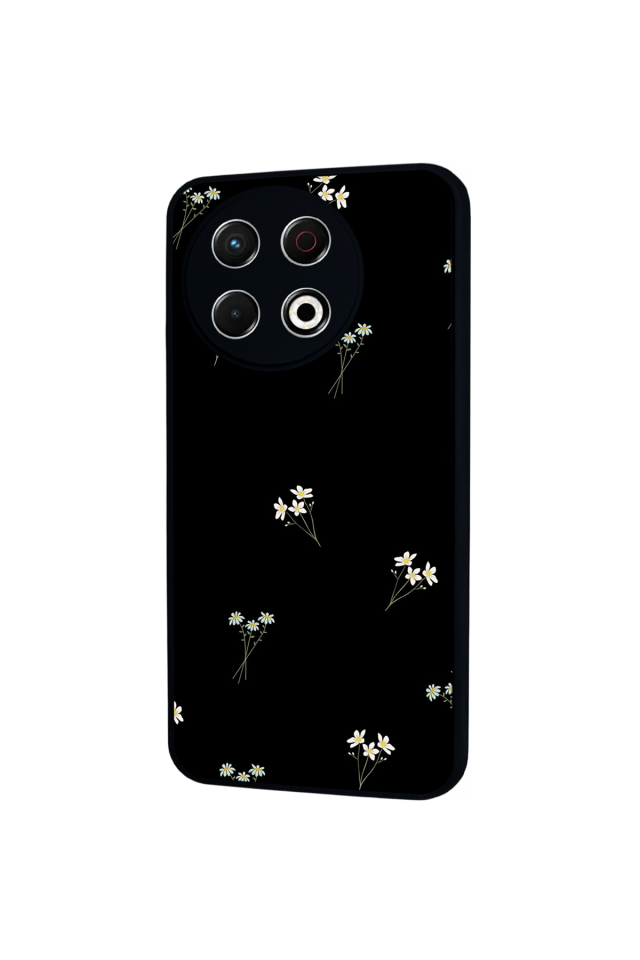 Tecno Spark 30 Pro Uyumlu Cicek Tasarımlı Glossy Premium Kılıf