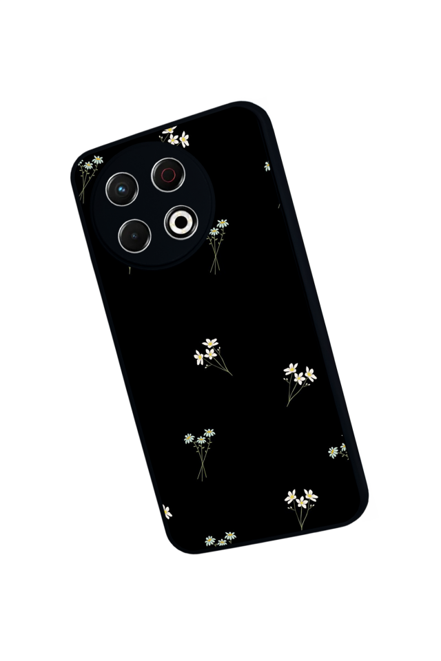 Tecno Spark 30 Pro Uyumlu Cicek Tasarımlı Glossy Premium Kılıf