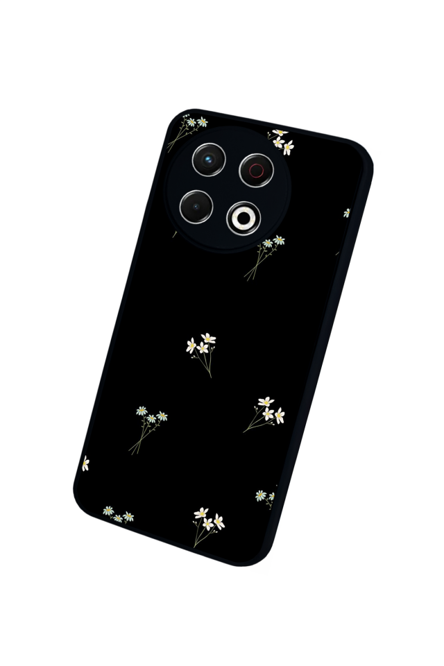 Tecno Spark 30 Pro Uyumlu Cicek Tasarımlı Glossy Premium Kılıf