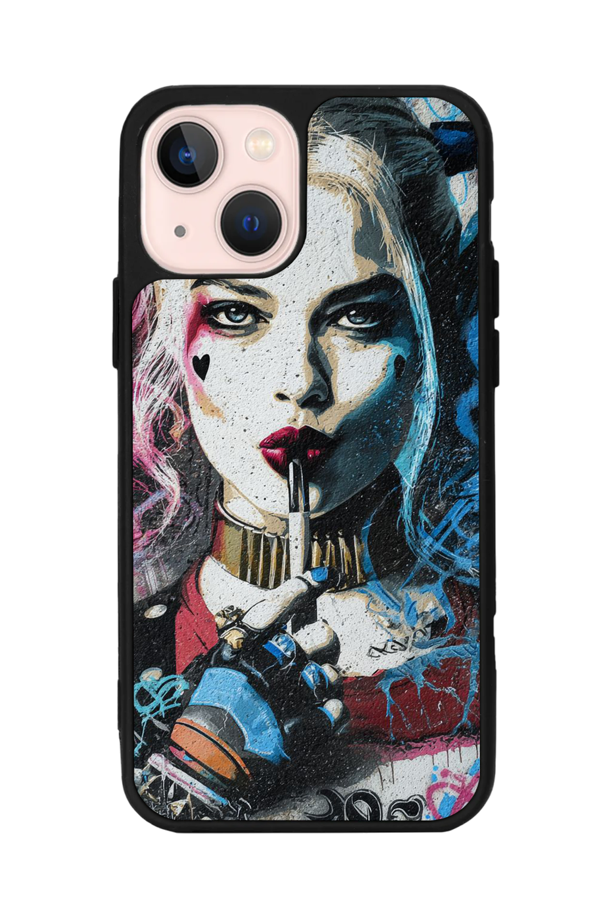 iPhone 15 Uyumlu HarleyQueen Tasarımlı Glossy Premium Kılıf