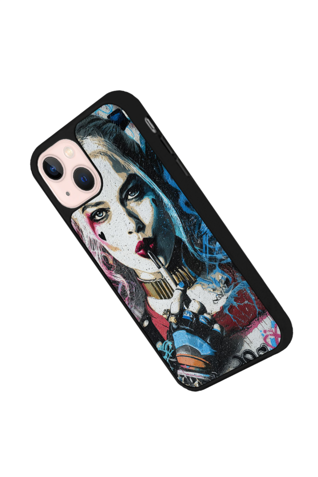 iPhone 15 Uyumlu HarleyQueen Tasarımlı Glossy Premium Kılıf