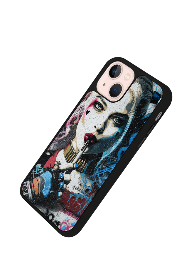 iPhone 15 Uyumlu HarleyQueen Tasarımlı Glossy Premium Kılıf