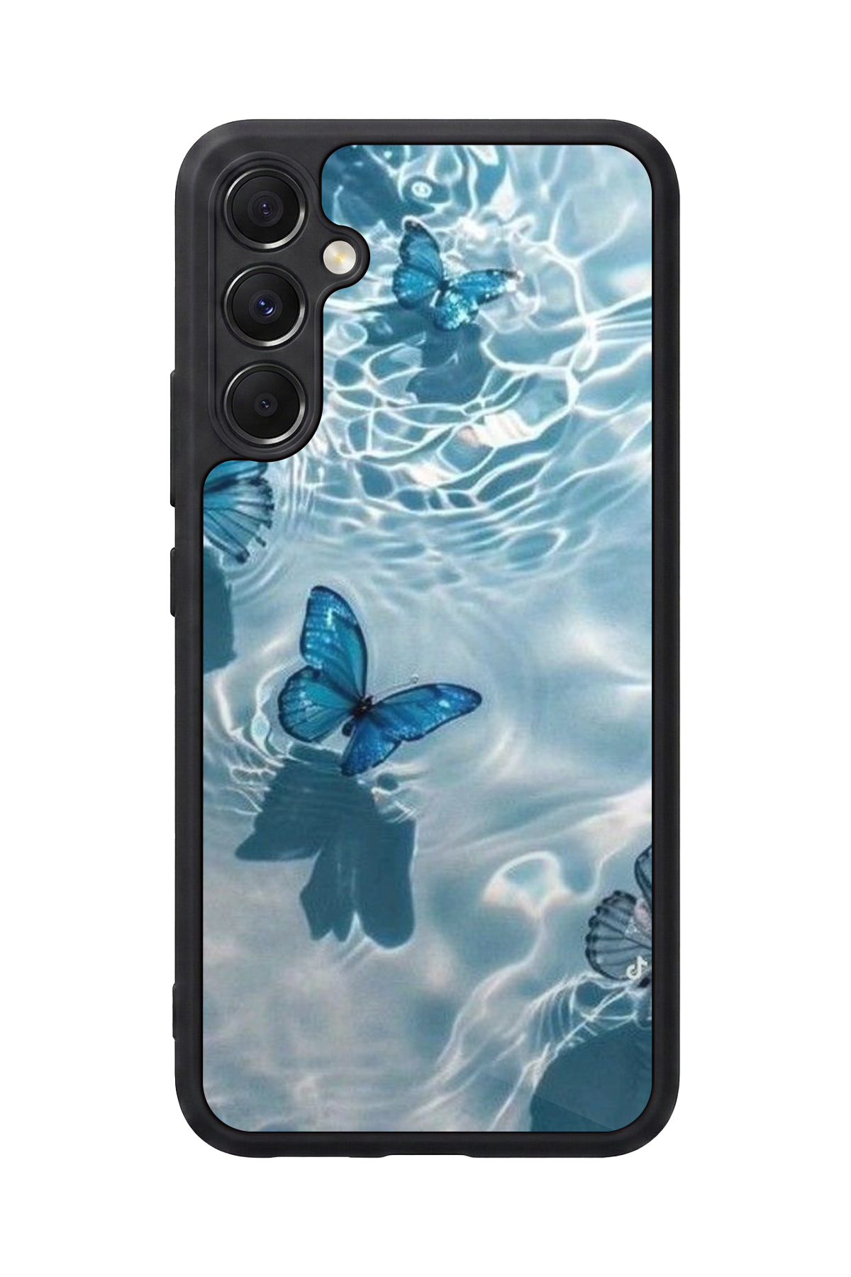 Samsung Galaxy M34 Uyumlu Kelebek Tasarımlı Glossy Premium Kılıf