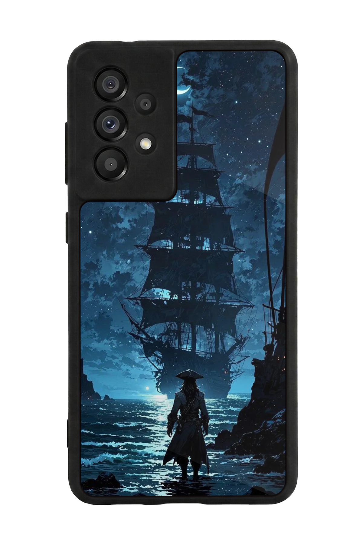 Samsung Galaxy A73 Uyumlu Korsan Tasarımlı Glossy Premium Kılıf