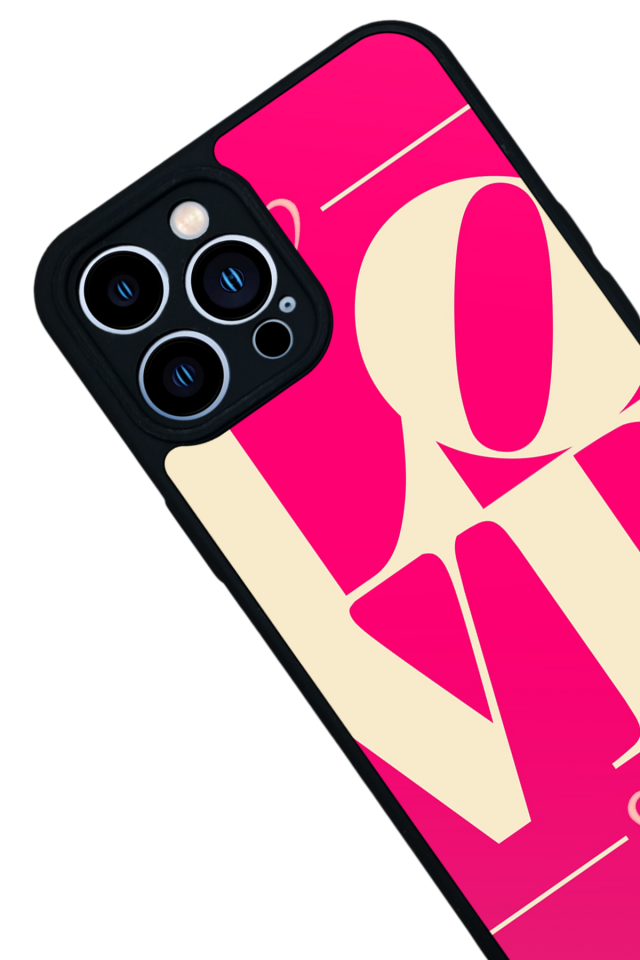 iPhone 12 Pro Max Uyumlu Love Tasarımlı Glossy Premium Kılıf