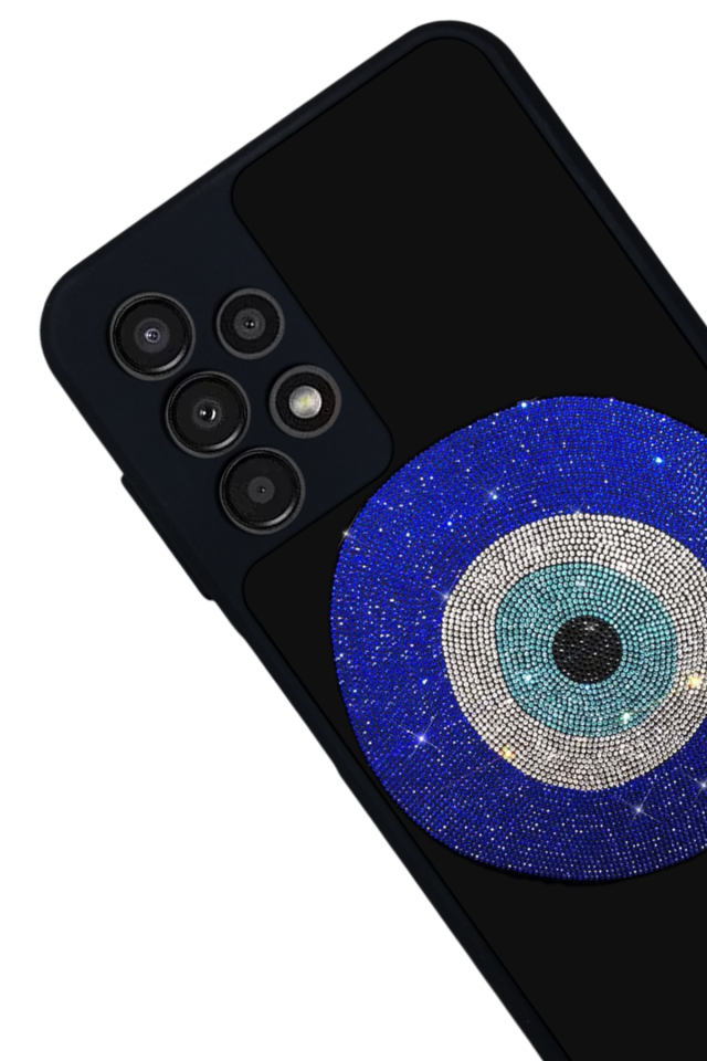 Samsung Galaxy A23 Uyumlu Nazar Tasarımlı Glossy Premium Kılıf