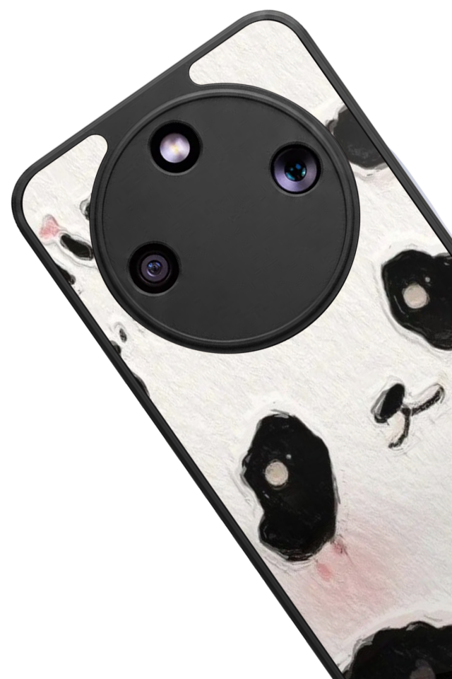 Honor Magic 8 Lite Uyumlu Panda Tasarımlı Glossy Premium Kılıf