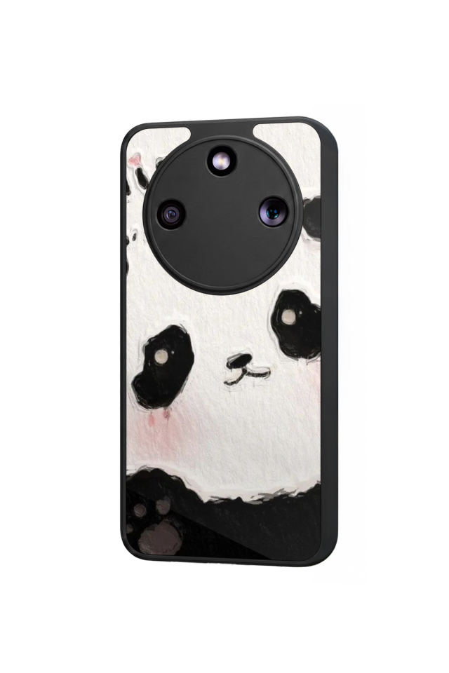 Honor Magic 8 Lite Uyumlu Panda Tasarımlı Glossy Premium Kılıf