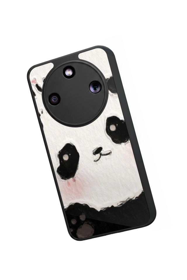 Honor Magic 8 Lite Uyumlu Panda Tasarımlı Glossy Premium Kılıf